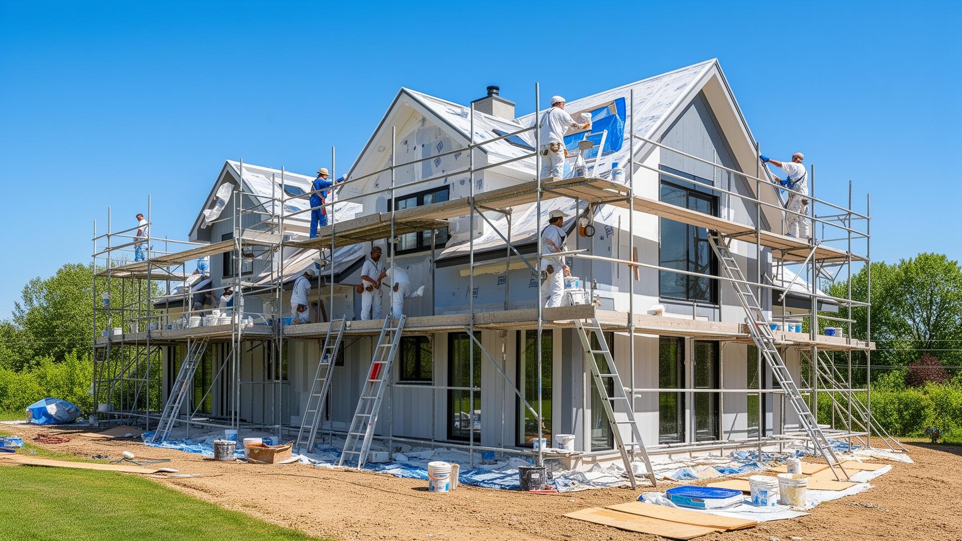 Exterior painting project